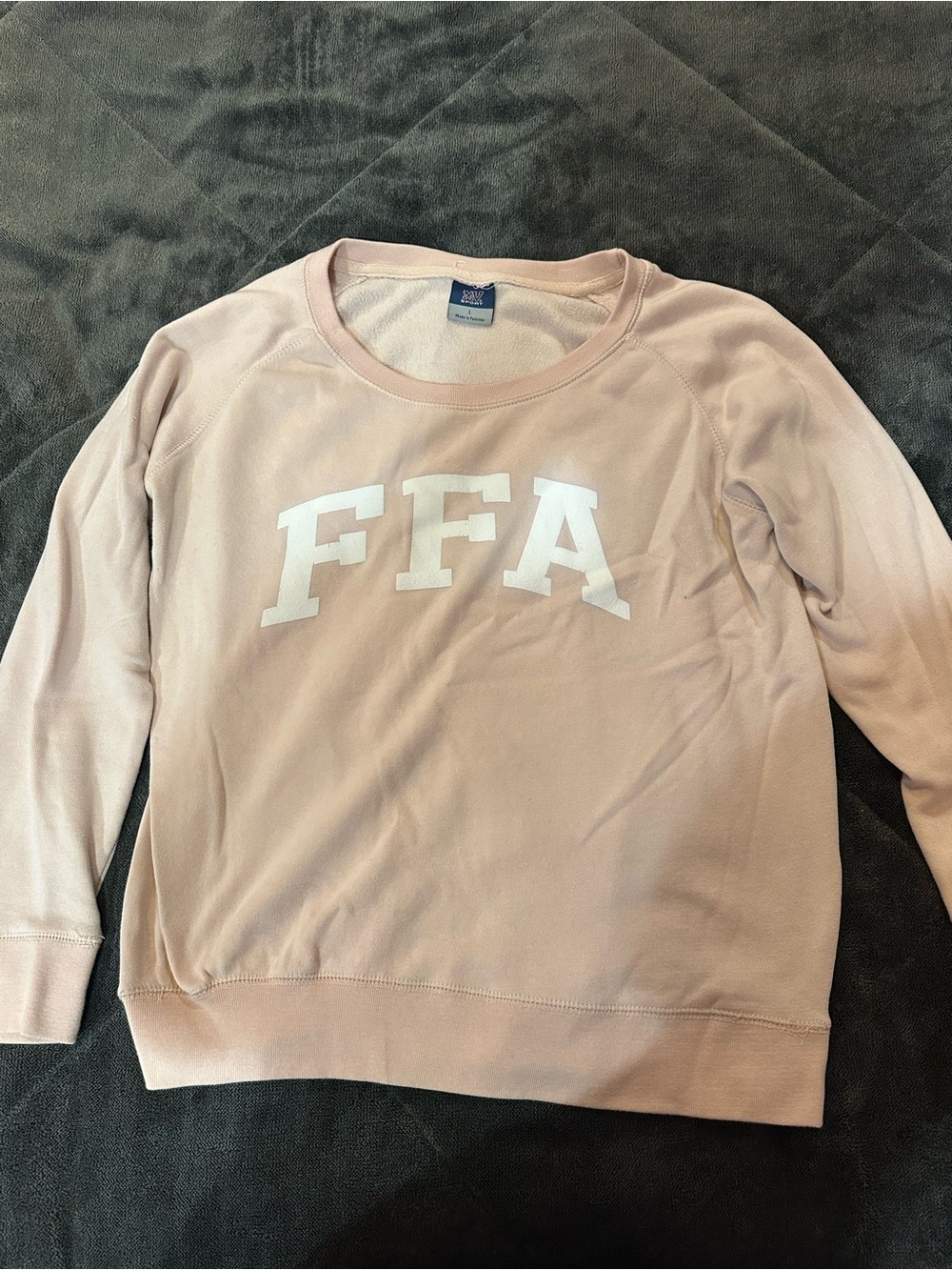 MV Sport Light Pink FFA Crewneck Sweatshirt